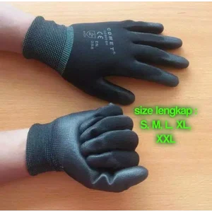Sarung Tangan Palmfit Hitam Merk Comet Cg805bk 