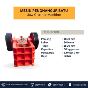 Mesin Jaw Crusher 150 x 250