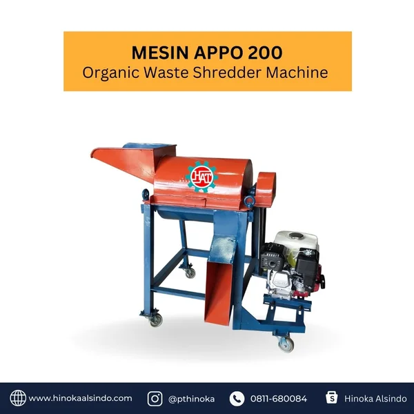 Mesin Pencacah Sampah Organik HAT APPO 200