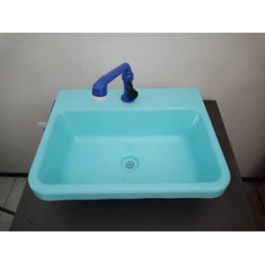 Vino Hand Washing Sink Size 42 cm X 33 cm Blue