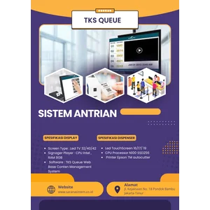 Mesin Antrian Multimedia Merek TKS