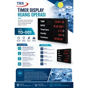 Timer Display Kamar Operasi Type TD-002