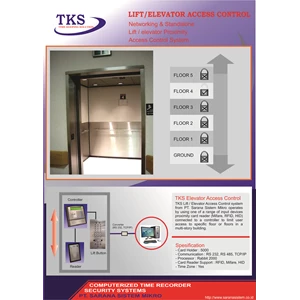Akses Kontrol Elevator (16 Lantai)