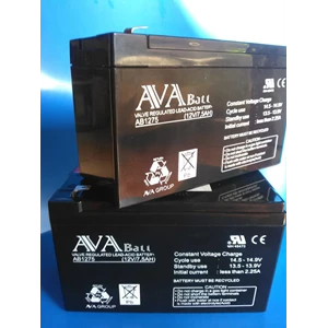 Battery AVABATT 12V 7.5 AH 1 (Aki Kering Battery  UPS  Box) 