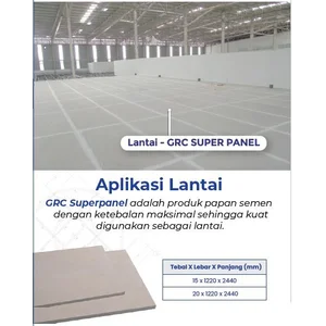 Fiber Cement Siding Board GRC & Kalsifloor 18MM