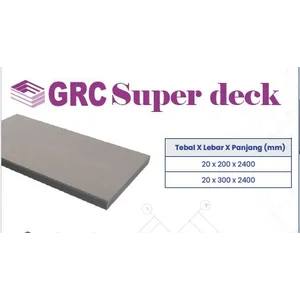 decking GRC super deck ( Lantai Outdoor - SEJENIS Conwood )