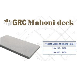 decking GRC MAHONI deck ( Panel Lantai - SEJENIS Conwood )