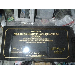 the stone inscription of the inauguration of the 60x120