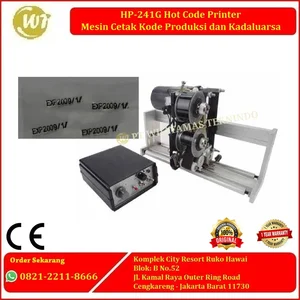 Mesin Cetak Kode Produksi dan Kadaluarsa di Kemasan HP-241G Hot Code Printer Machine