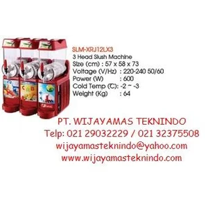 Slush Machine 3 Head Slush Machine SLM-XRJ12L3 (Mesin Pembuat Es Salju) 