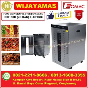 Mesin Pengering Makanan 20 rak DHY-20H Food Dehydrator Electric FOMAC