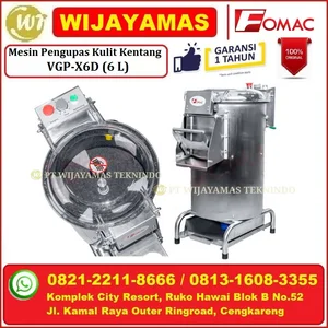 Mesin Pengupas Kentang 6 Liter VGP-X6D Potato Peeler FOMAC