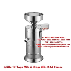 Mesin Susu Kedela - Pengolah Kacang & Biji Splitter Of Soya Milk & Dregs SBG-100A