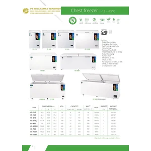 Cf-110 Chest freezer - Lemari Es - freezer Buah Sayuran MBG - Makan Bergizi Gratis