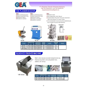 Mesin Pembuat Es Serut ET-200 - TB-158 -WF-A288