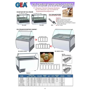 Ice Cream Scooping Cabinet FA-530V - Fenice-7