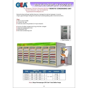 Walk In Display Cooler LCG3-FB - LCG6-FB