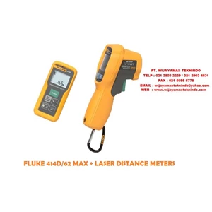 Fluke 414D-62 MAX + Laser Distance Meter Infrared Thermometer Combo Kit