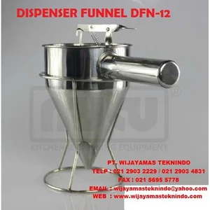 DISPENSER FUNNEL DFN - 12 ( Penyaring Adonan Kue ) PEralatan Restoran dan Cafe
