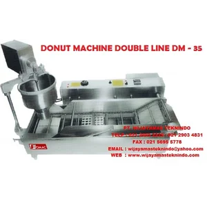 DONUT MACHINE DOUBLE LINE DM-35 FOMAC ( Mesin Pencetak Dan Menggoreng Donat )