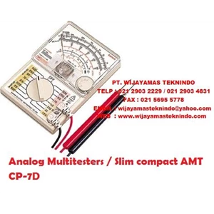 Analog Multitesters／Slim compact AMT CP-7D (Compact design with only 23mm thickness) Sanwa