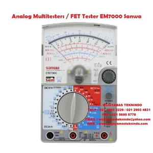 Analog Multitesters／FET Tester EM7000 (High sensitivity for measurement of lower capacitance) Sanwa