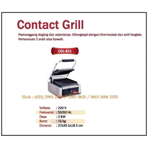 Pemanggang Daging / Contact Grill CGL-811 Mesin Makanan dan Minuman Cepat Saji