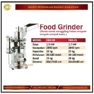 Mesin Giling Bumbu / Food Grinder FGD-20 / FGD-25 Mesin Penepung
