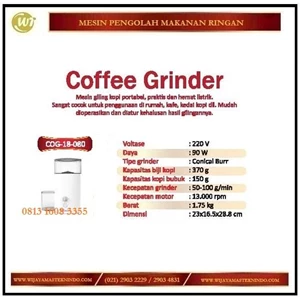 Mesin Penggiling Biji Kopi / Coffee Grinder COG-18-080 Mesin Makanan dan Minuman Cepat Saji