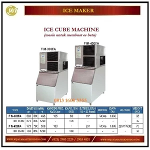 Mesin Pembuat Es Batu / Ice Cube Machine FIM-300FA / BIN IB 300 / FIM Mesin Makanan dan Minuman Cepat Saji