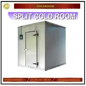 Split Cold Room / Ruangan Pendingin atau Pembeku Mesin diluar Mesin Sirkulasi dan Pendingin