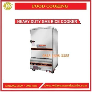Alat Pemasak Nasi / Heavy Duty Gas Rice Cooker RSC-8 / RSC-12 / RSC-24 Mesin Penghangat Makanan - MBG - Makan Bergizi Gratis