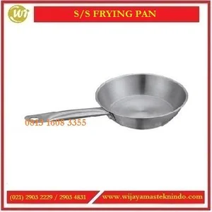 MBG Makan Bergizi Gratis - Panci Penggoreng Stainless Steel / SS Frying Pan FYP-200 / FYP-240 / FYP-280 / FYP-320 Commercial Kitchen