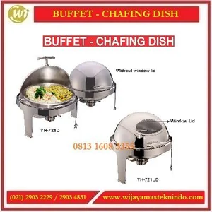 Tempat Penyaji Makanan / Buffet - Chafing Dish  Round Roll YH-721D / YH-721LD Commercial Kitchen