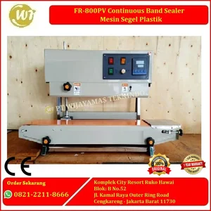 Mesin Segel Plastik Continous FR 800PV Continuous Band Sealer HEAVYPACK