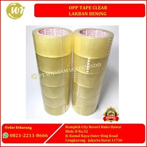 OPP Tape Clear - Lakban Bening
