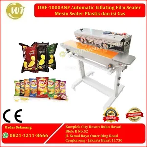 Mesin Seal Kemasan Plastik Dengan Isi Gas Standing DBF1000ANF - Standing Automatic Inflating Film Sealer Plastik DBF-1000ANF