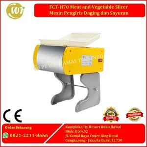 Mesin Pengiris Daging dan Sayuran FCT-H70 Meat and Vegetable Slicerfood processors