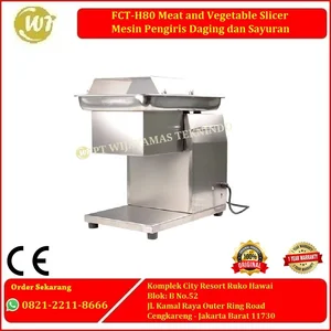  Mesin Pengiris Daging dan Sayuran FCT-H80 Meat and Vegetable Slicer food processors