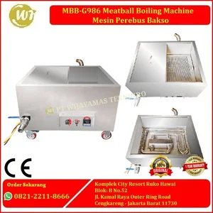 Mesin cetak bakso Perebus Bakso MBB-G986 Meatball Boiling Machine