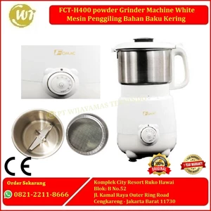 FCT-H400 powder Grinder Machine White Food Processors – Mesin Penggiling Bahan Baku Kering
