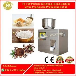 FZ-100 Particle Weighing Filling Machine – Mesin Pengisian dan Penimbang Bubuk