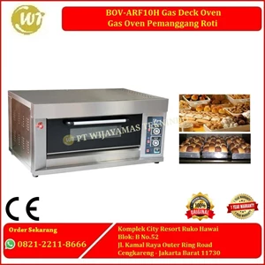 BOV-ARF10H Gas Deck Oven – Gas Oven Pemanggang Roti 1 deck 1 tray