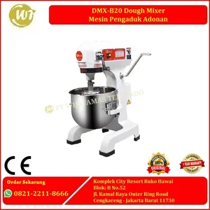 Mesin Pengaduk Adonan 20 Liter DMX-B15A Dough Planetary Mixer 20 Liter FOMAC