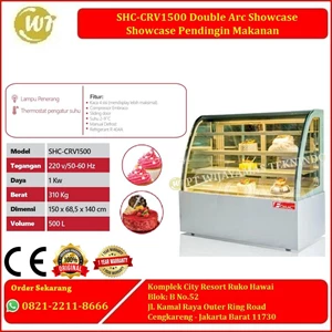SHC-CRV1500 Double Arc Showcase – Showcase Pendingin Makanan