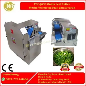 Mesin Pemotong Buah dan Sayuran VGC-JG30 Onion Leaf Cutter Dapur MBG - Makan Bergizi Gratis