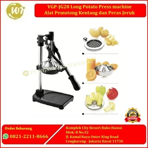 VGP-JG28 Long Potato Press machine – Alat Pemotong Kentang dan Peras Jeruk