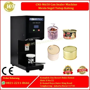 Mesin Segel Kemasan Kaleng CNS-M650 Can Sealer Machine - Mesin Segel Tutup Kaleng