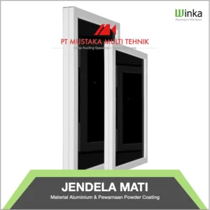 Jendela Aluminium Kaca Mati Winka