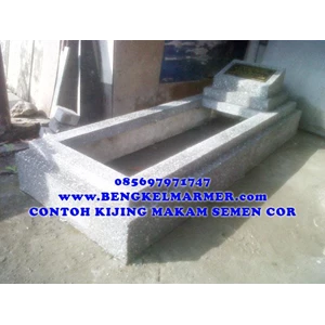 www.BENGKELMARMER.com Kijing Makam Granit Semen Cor